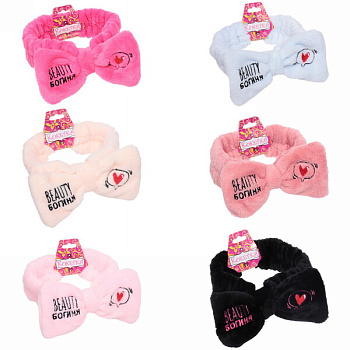 Повязка на голову "Кокетка - Beauty Богиня", сердце в шарике 486-070