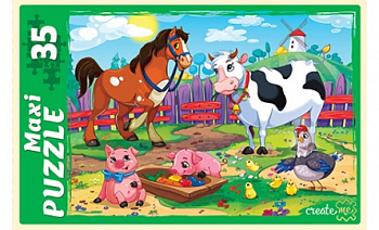 Макси-пазлы (35эл) Любимая ферма ПМ-6363