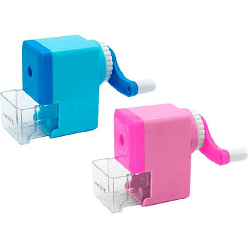 Точилка механическая deVENTE 4071101 1отв.,9*4,5*7,5см, с контейнером,пласт.,асс