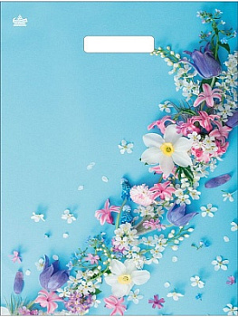 Пакет вырубной полиэтил.(40*31/60мкм) Очаровательные цветы н00229385