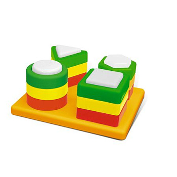 Чудо-пирамидка логическая Цветики 01328 (Стеллар)